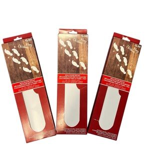 NIB Elf & Snowflake Holiday/Christmas Wall/Floor Peel & Stick Decals Set of 3